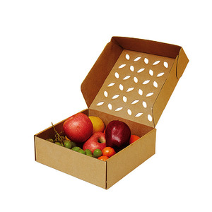 Paquete de caja de fruta <span class=keywords><strong>local</strong></span> especial de melocotón de mano personalizado Caja de regalo de cerezas y cerezas grandes Cartón de embalaje - Product Image 2