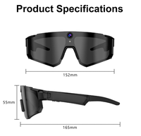 Nouvelle Arrivée 2026 Lunettes Intelligentes IA avec Caméra, Prise en Charge de la Caméra HD 800W, Appels Bluetooth, Musique, Traduction IA