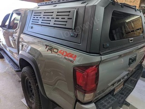 Topper de lit de camion de taille sur mesure pour Toyota tacoma 5ft Capuchon de camping Auvent en acier Couverture supérieure de lit étanche Camions américains - Product Image 2