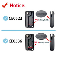 Modifié pour Citroen C2 C3 C4 C5 C6 Xsara Berlingo pour Peugeot 207 307 308 407 607 807 Flip Remote Car Key Shell Cover Case