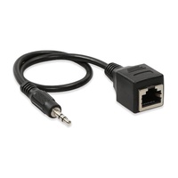 Cable Adaptador de Puerto Macho de 3.5mm a Hembra RJ45, Cable de Pantalla Táctil VOD/KTV, Cable de Transferencia de Audio, Cable de Puerto de Red