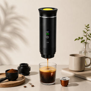 Travel Friendly Espresso Capsule Machine <b>Portable</b> <b>Coffee</b> <b>Maker</b> Hot and Cold Brew Available USB-C Charging Factory Direct Supply - Product Image 1