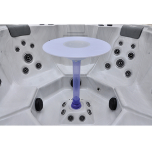 Bain à remous Aristech Balboa extérieur en acrylique blanc pour 7 personnes autoportant avec massage à <span class=keywords><strong>pompe</strong></span> à chaleur Caractéristiques du bain à remous Lazy River - Product Image 4