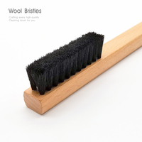 Brosse d'escalade en poils de cheval avec manche en bois de hêtre, poils en laine, brosse à cuir, longueurs 15cm et 20cm, emballée individuellement, directement de l'usine