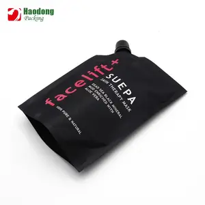 Customized Plastic Laundry Liquid Packaging Bag Stand Up Pouch With Spout