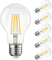Decoratieve 4W 6W 8W Hoge Kwaliteit Warm Wit Dimbare Verlichting E26 E27 B22 A60 A19 CA10 Antieke vintage Edison Led Gloeilampen