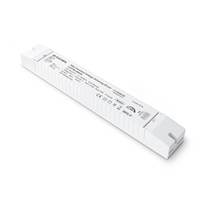 Controlador de Luz Lineal de 75W DALI, Voltaje Constante, CCT y Brillo Ajustables, 24V LED, Doble Canal, Plástico, AC-DC