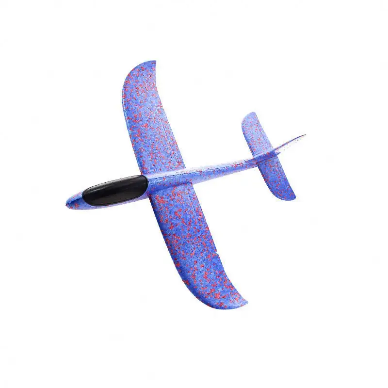LED ışık uçak oyuncak el atma planör EVA uçak çocuk uçak modeli oyuncaklar açık komik spor oyuncaklar