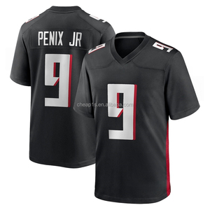 Jersey de Fútbol Americano Bordado al por Mayor de los Atlanta Falcons, Color Negro # 9 Michael Penix Jr. # Uniforme de Fútbol Americano de Kirk Cousins Número <span class=keywords><strong>18</strong></span> - Product Image 2