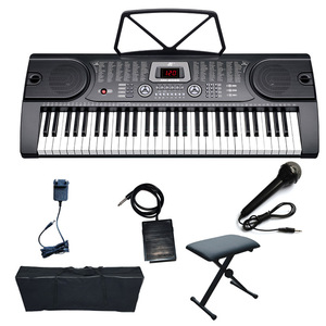Instrument <span class=keywords><strong>de</strong></span> musique Lehoo, orgue électronique, <span class=keywords><strong>piano</strong></span>, 61 touches, type d'enseignement, clavier électronique, écran LED, 128 tons, 128 rythmes - Product Image 1