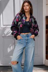 Veste florale pour femme de qualité export, élégante, à manches longues, décontractée, pour l'hiver, disponible à un prix raisonnable - Product Image 3