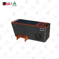 Vapasauna – Vente directe usine – Baignoire froide moderne de haute qualité avec refroidisseur intégré – Baignoire autoportante en acrylique noir en forme de bateau avec cèdre