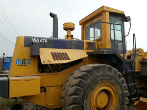 Chargeur frontal Komatsu WA470 d'occasion de qualité professionnelle, capacité de charge nominale de 15 tonnes, moteur CAT, système de contrôle avancé, fonctionnement précis - Product Image 2