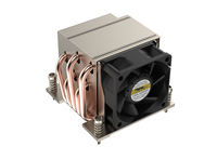 Refroidisseur CPU LGA 1700 R67 240W 2U carré à 5 tubes, simulation thermique, ventilateur de refroidissement par air
