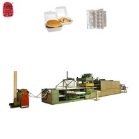 Machine de fabrication d'assiettes alimentaires jetables en mousse PS 2024 avec pompe à moteur PLC / Ligne d'extrusion de rouleaux de feuilles de polystyrène haute capacité