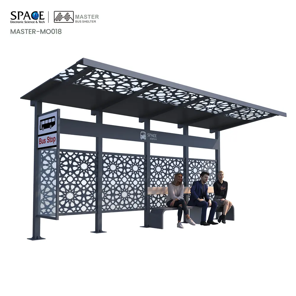 TOP Bus Stop Double-Dided Scrolling Light Box Advertisement