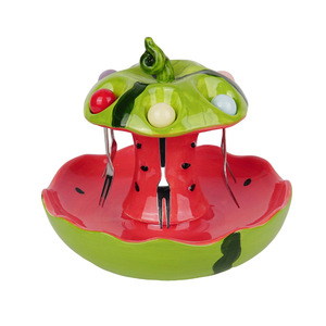 Set Multifunzionale <span class=keywords><strong>di</strong></span> Forchette per Anguria in Acciaio Inox, Portatile, per Dessert Freschi, con Porta Forchette Piccolo - Product Image 6