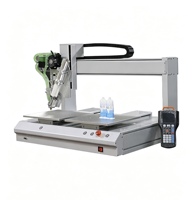 Robot 3/4 axes à double tête pour application de colle, machine de distribution simultanée multi-têtes pour un revêtement haute efficacité