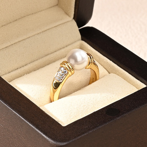 FANXI Nueva Caja de Almacenamiento de Joyas de Madera Maciza con Anillo de Fibra Superresistente y Logotipo Personalizado para un Empaque Elegante y Lujoso - Product Image 5
