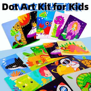 Juguete de viaje de arte Sin desorden creativo DIY, Kits de manualidades DIY a la moda, regalos de cumpleaños, Kit DE ARTE DE PUNTOS EVA <span class=keywords><strong>para</strong></span> niños y <span class=keywords><strong>niñas</strong></span> - Product Image 2