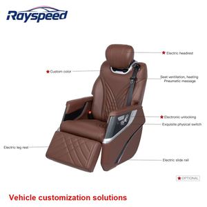 مقعد سيارة جلدي متعدد الوظائف مخصص مع مسند ظهر كهربائي مصمم للسبرينتر فان فيتو لاند كروزر - Product Image 3