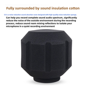 Copertura di isolamento acustico per microfono con registrazione Live - Product Image 5