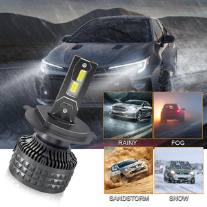 Système d'éclairage automobile universel LELANPU Bright H4 Cob Chip, ampoules H1 H3 H7 et autres accessoires, phare de voiture LED - Product Image 4