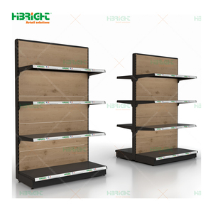 Estanterías de Góndola de Hierro de Alta Resistencia |   Exhibidor de <span class=keywords><strong>Isla</strong></span> para Supermercado |   Estante de Exhibición para Minoristas con Opción de Varios Colores - Product Image 2