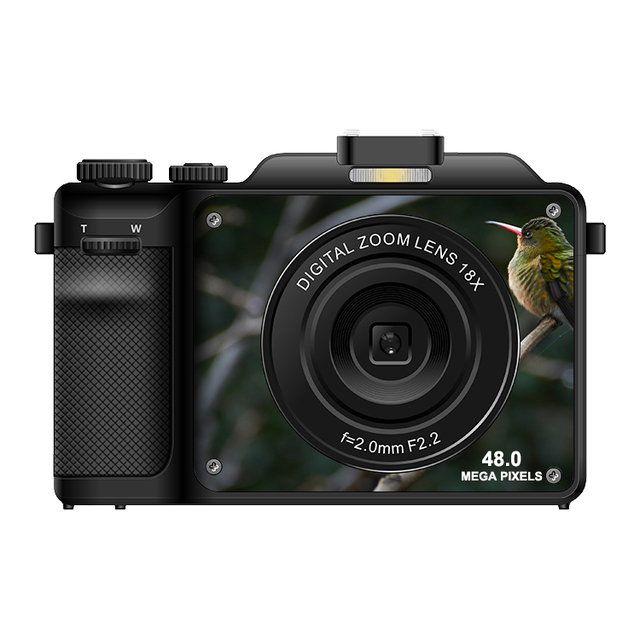 48MP Autofocus 4k Video Camera with 3 Inch Screen 18X Digital Zoom Compact Recorder Vlogging Cameras