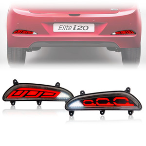 Feu arrière de pare-chocs de type B, réflecteur de pare-chocs arrière pour Hyundai I20 <span class=keywords><strong>2021</strong></span>, voiture ancienne - Product Image 1