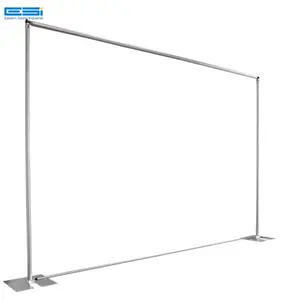 Portable Aluminium Alloy Pipe And Drape 4*4m Metal Pipe Stand Sequin Wall Backdrop Stand For Wedding Decoration