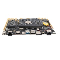 Mini carte mère Itx Rockchip Rk3399 Arm Six Core Dual Lan 6Com wi-fi 2.4G/5G Android carte mère de contrôle industriel