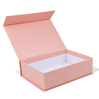 Emballage magnétique de boîte-cadeau de carton rigide de forme de livre avec le ruban pour des produits de marque de luxe