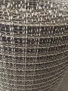 Service de découpe de tissu métallique tissé ondulé à trous carrés en acier inoxydable 304 de haute qualité pour les usines de sucre et les usines d'engrais - Product Image 3