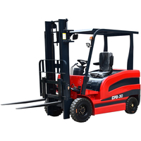 Forklift Listrik Multifungsi Berkualitas Tinggi Baru dengan Baterai Asam Timbal, Penggeser Samping Hidrolik, Ban Solid FS-30 60V180Ah untuk