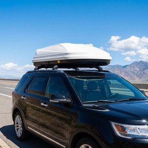 Boîte à bagages <span class=keywords><strong>de</strong></span> <span class=keywords><strong>toit</strong></span> <span class=keywords><strong>de</strong></span> voiture au design <span class=keywords><strong>large</strong></span> et fin, faible bruit du vent, antichoc, pour les voyages longue distance en famille - Product Image 5