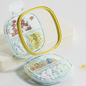 JUXINDA Boîte à pilules hebdomadaire à 7 compartiments, étanche, sans BPA, en PP moulé par injection, écologique - Product Image 2