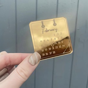 Joyeux Jour de la Saint-<span class=keywords><strong>Valentin</strong></span>, charme de gâteau ovale double couche en acrylique réutilisable imprimé UV et décorations pour cupcakes - Product Image 3