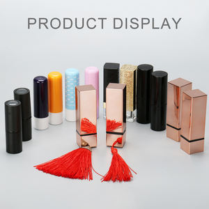 شعار مخصص حاويات بلسم الشفاه السوداء فارغة صديقة للبيئة ملمع الشفاه بلسم الشفاه أنبوب التعبئة والتغليف أنابيب شفاه بلسم الشفاه فارغة - Product Image 2