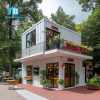 Nouveau design de maison en conteneur détachable à distance maisons en conteneur d'un étage deux étages maison de luxe de 40 pieds 20 pieds 40 pieds