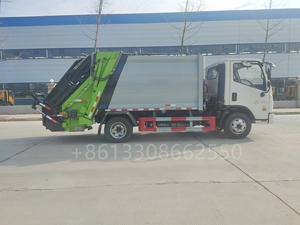 Camión de Basura Compactador Móvil FOTON de 8 Toneladas y 8 m³ para Recolección de Residuos, Precio Económico, Fabricado en China - Product Image 2