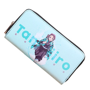 Commercio all'ingrosso simpatico cartone animato demone portafoglio in pelle di carta per bambini borsa a gettoni Anti-perdita del telefono Moneybag con cerniera regalo per ragazzo - Product Image 6