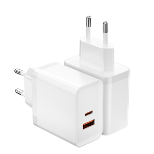 Tipo-c y USB a 45W 18W Enchufe DE LA UE Adaptadores de carga rápida Material de PC USB C Cargador de carga rápida portátil para iPhone 17 16 - Product Image 3