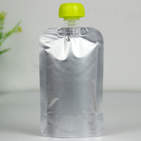 Aangepaste Biologisch Afbreekbare Stand-Up Plasti Vloeibare Vruchtensap Drinken Doypack Plastic Zakje Met Tuit