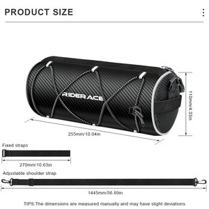 Sac de guidon circulaire RIDERACE pour vélo, sac à bandoulière portable, sac multifonctionnel pour cadre de VTT et vélo de route, pièce de vélo - Product Image 6