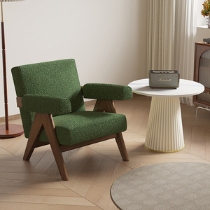 เก้าอี้เอนในร่มปรับได้เก้าอี้เลานจ์ขี้เกียจตามหลักสรีรศาสตร์พร้อมหมอนรองเอวเก้าอี้พักผ่อนสบายพร้อมชุดออตโตมัน - Product Image 2