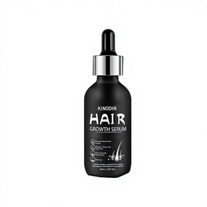 KINODIN - Set de Aceite de Ricino, Jengibre y Biotina para el Crecimiento Rápido del Cabello, 60 ml, con Logotipo Personalizado, Orgánico, Nutritivo y Anticaída, con Rodillo Dérmico - Product Image 2