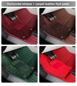 <span class=keywords><strong>Tapis</strong></span> de <span class=keywords><strong>voiture</strong></span> <span class=keywords><strong>sur</strong></span> <span class=keywords><strong>mesure</strong></span> en cuir de luxe imperméable 2022, ensemble complet, épaisseur 3,5 mm, double couche, <span class=keywords><strong>pour</strong></span> la vente en gros - Product Image 2