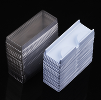 Plateaux à cils en gros, support transparent en plastique pour cils, compatible avec les boîtes d'emballage pour cils en vison, palettes pour cils
