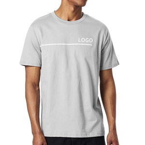 Camiseta de hombre de algodón de color liso, estilo oversize, para uso urbano, de calidad, con logotipo personalizado, venta al por mayor para proveedores OEM. - Product Image 1